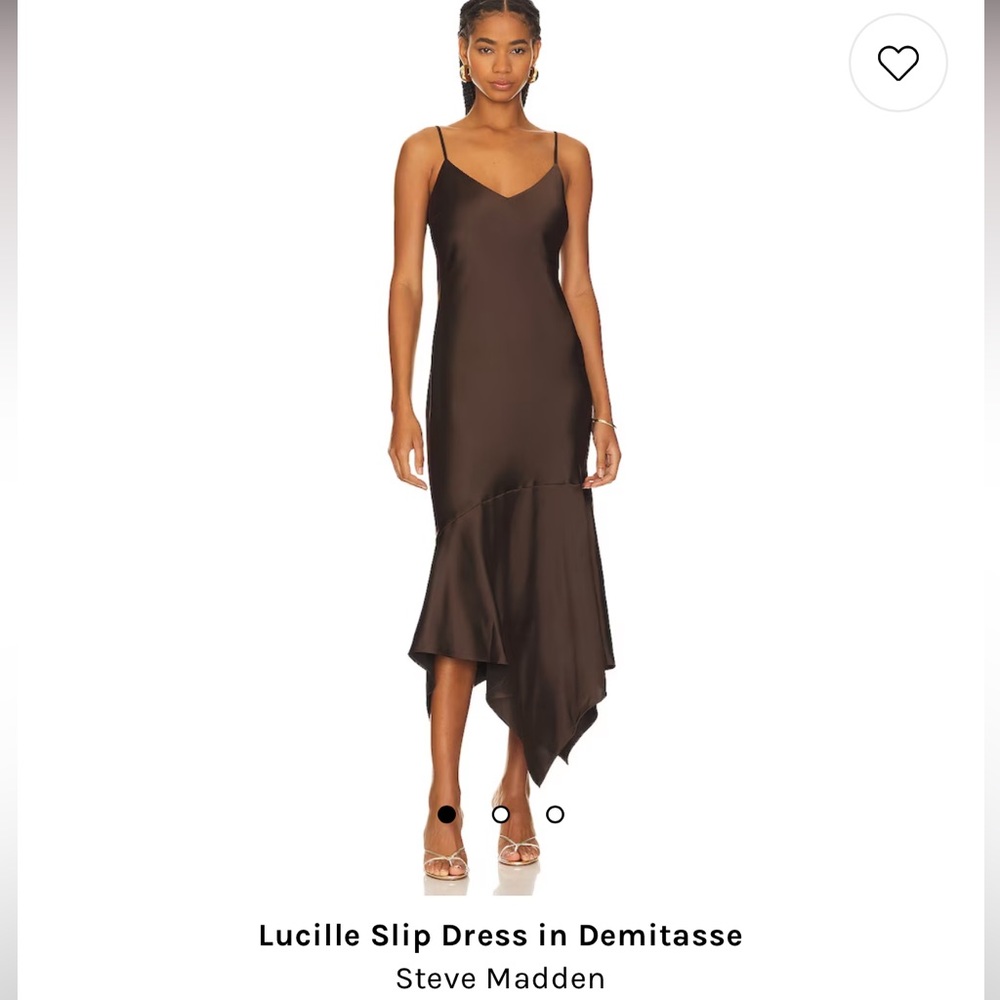 Lucille Slip Dress in Demitasse